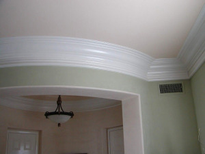 rounded wall crown moulding